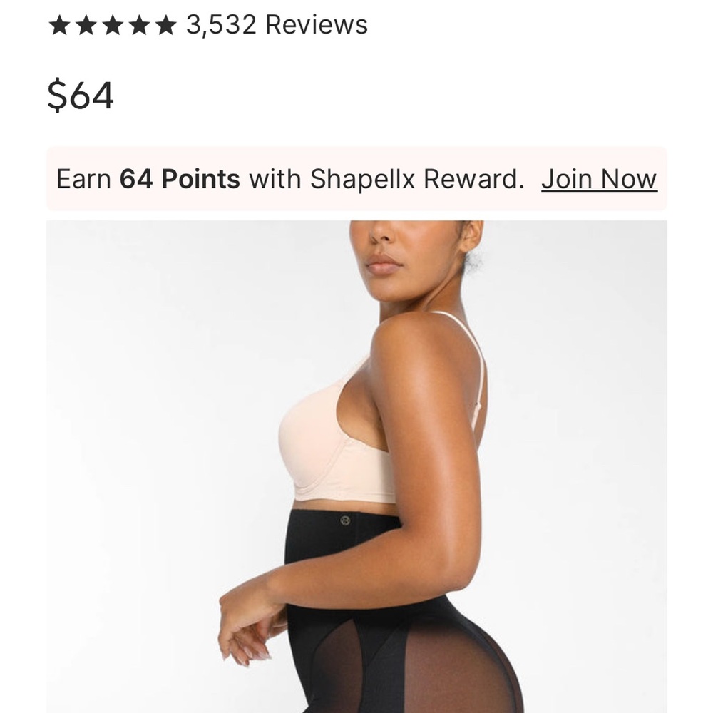 Women's Black High-Waisted Shapewear